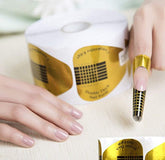 Horseshoe-shaped Nail Extention Tips Form (100pcs)-JAYDEN- Nail Supply American Gel Polish - Phuong Ni